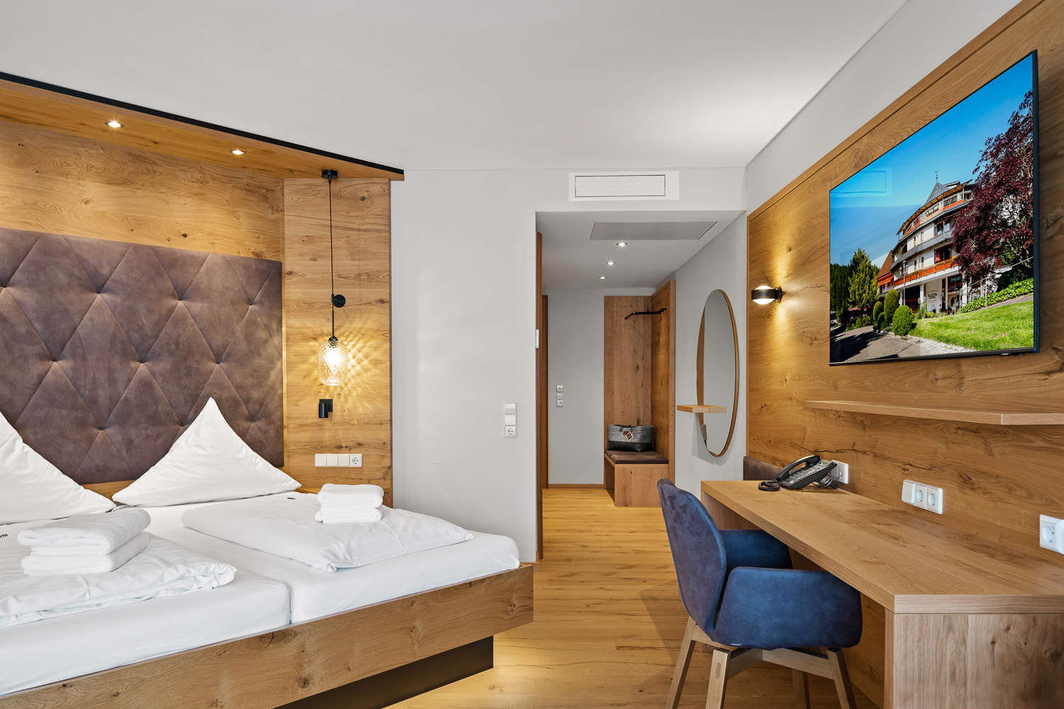 Hotelfotografie zeigt die Vorzüge eines Hotelzimmers