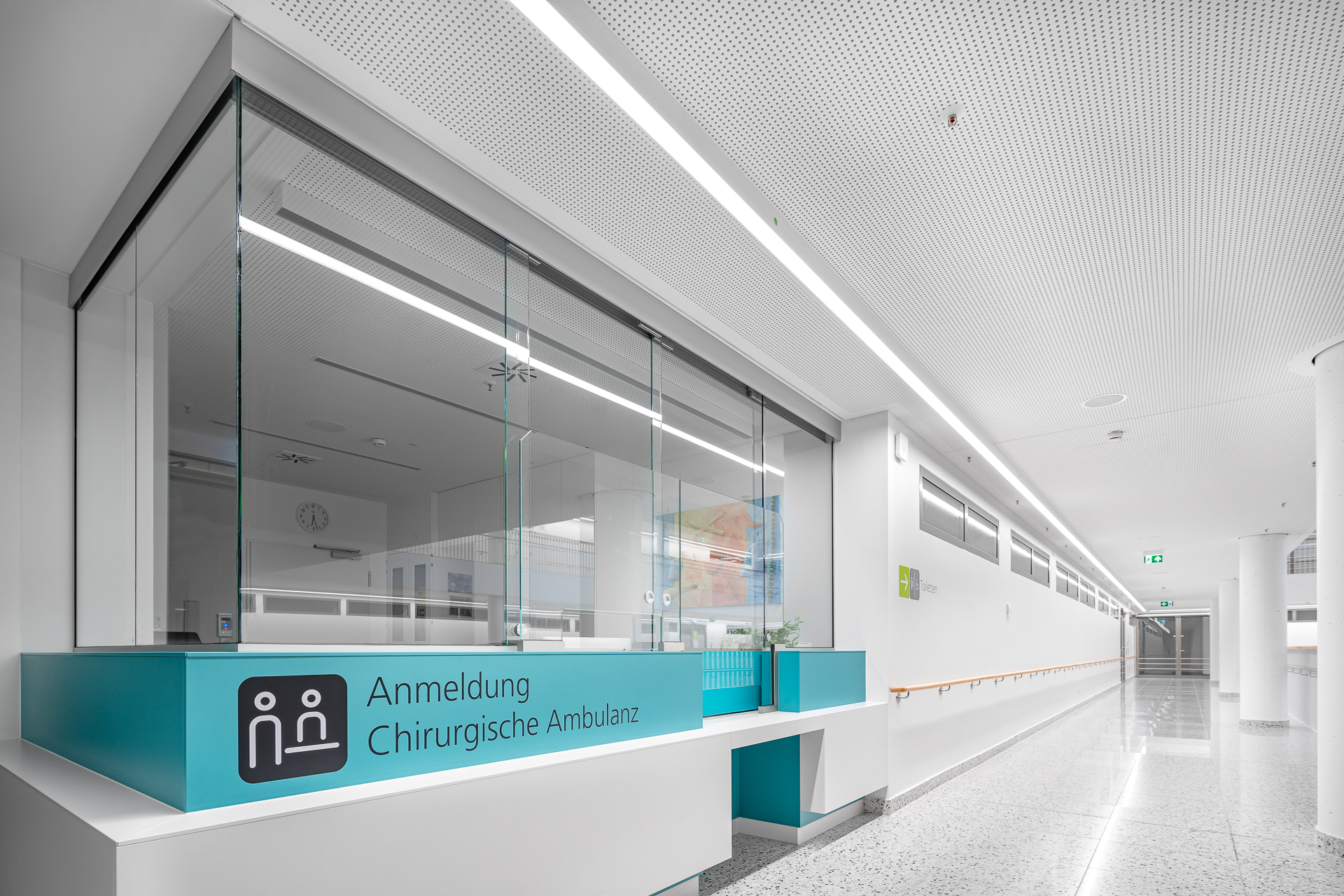 Anmeldung Chirurgische Ambulanz im Klinikum Stuttgart, Fotograf: Andreas Jekic