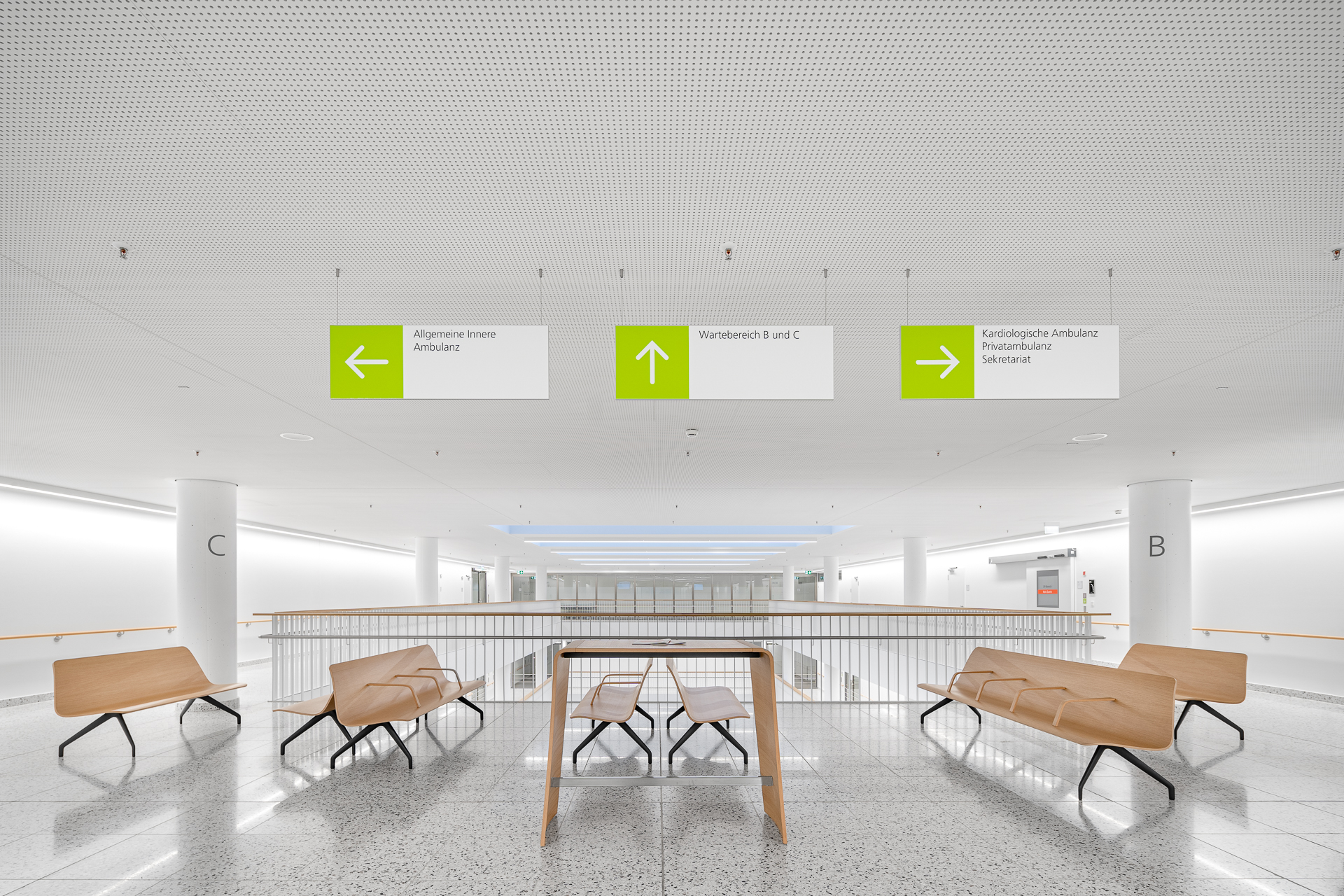 Wartebereich im Klinikum Stuttgart